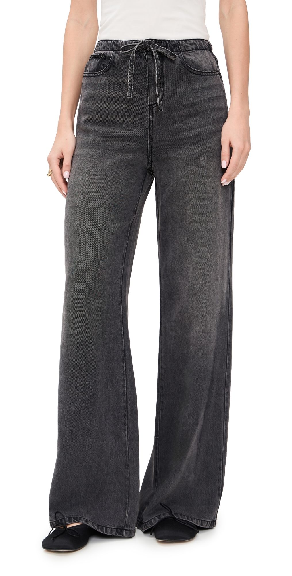 Splendid Lounge Denim Pants Charcoal XS