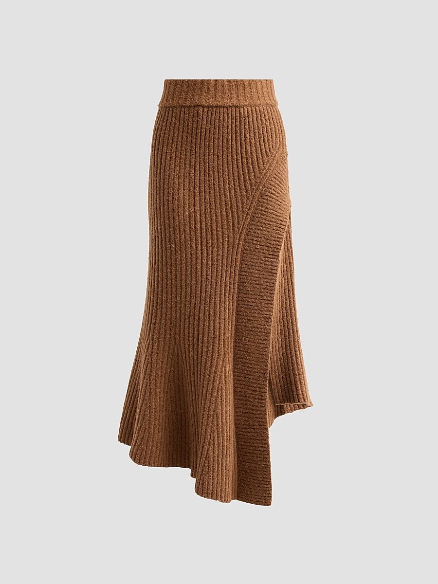 Women's Elsie Knit Maxi Skirt - Golden Meadow - Size XL