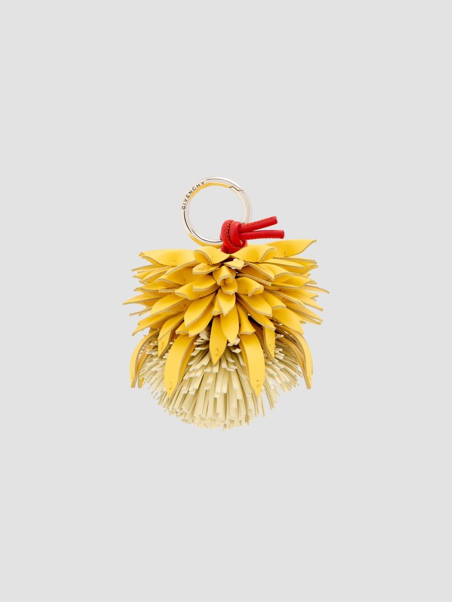 Givenchy Women's Bicolor Thistle Charm in Nappa Leather - Yellow Red