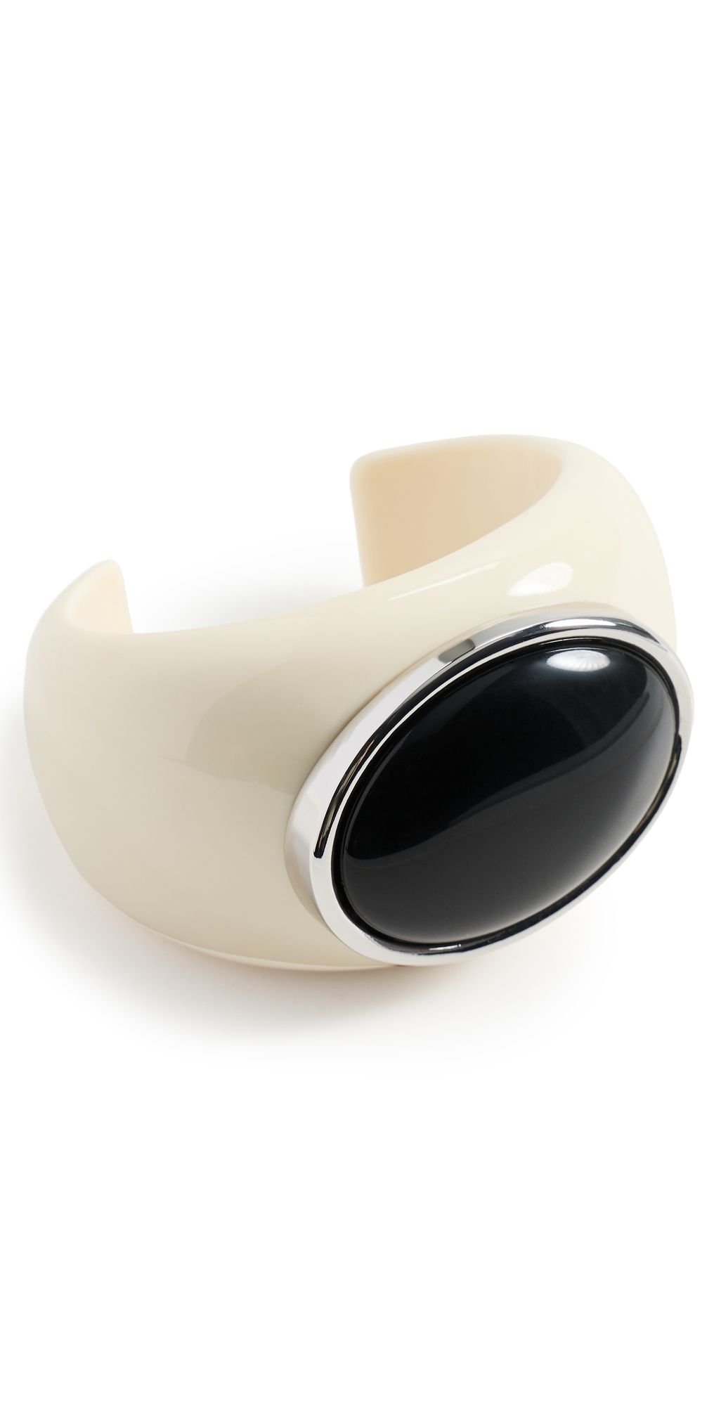 Julietta Lina Cuff Black/Ivory One Size