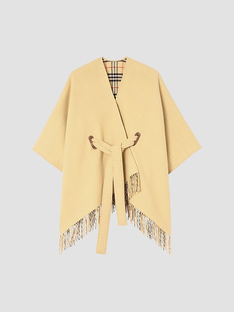 Burberry Women's Tay Wool Cape - Sand