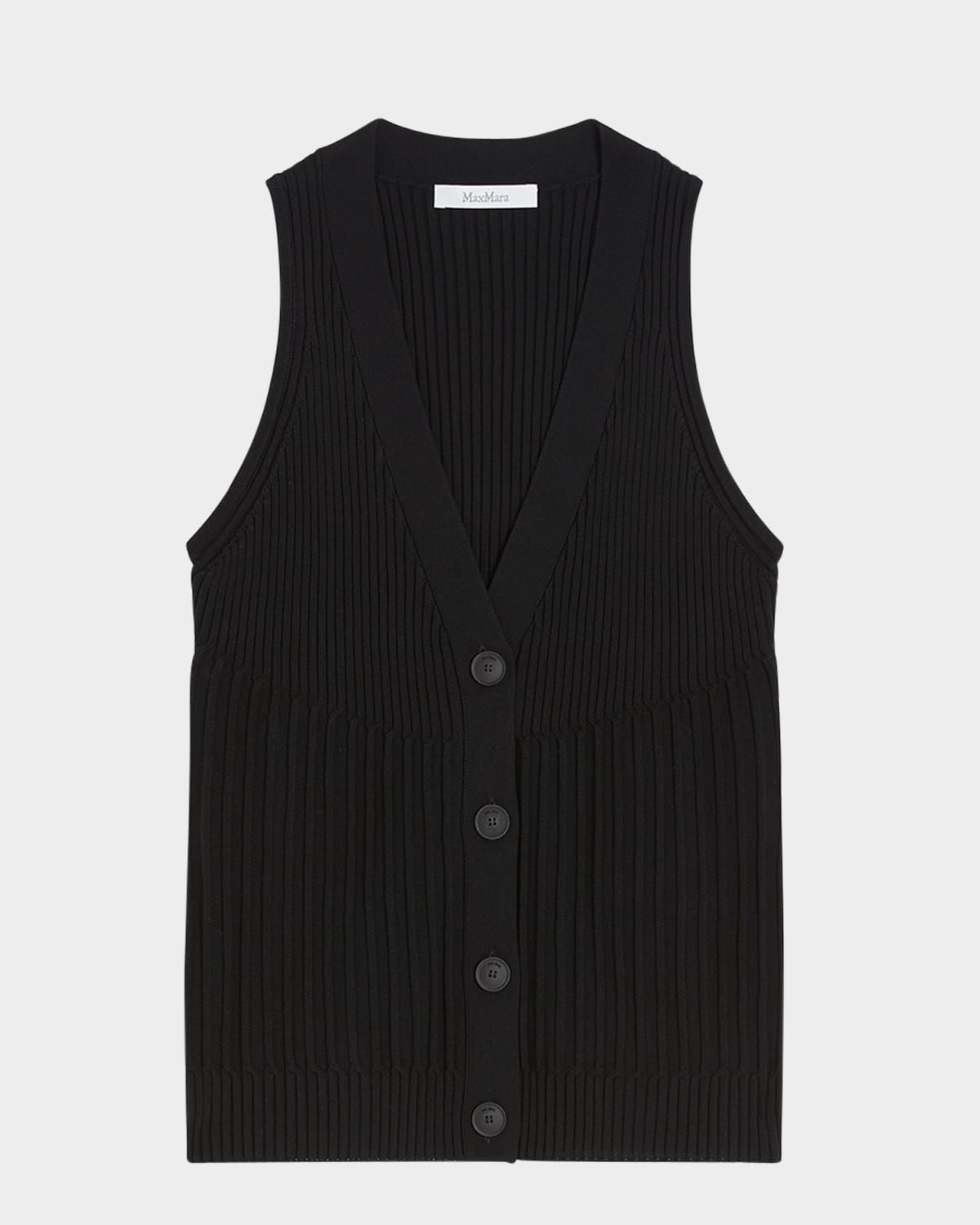 Bimba V-Neck Rib Vest