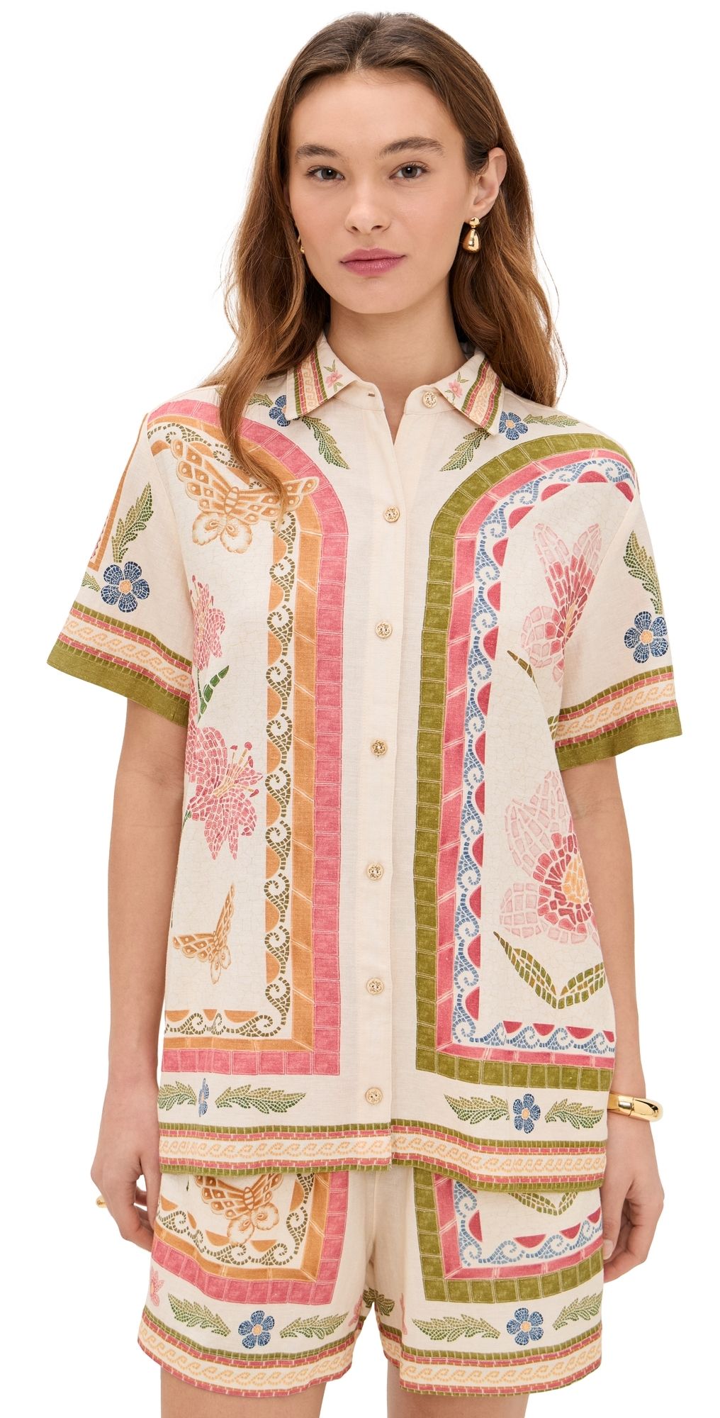 Agua Bendita Fiore Ali Shirt Multicolor L