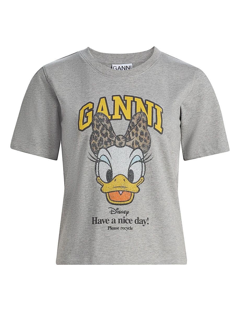 Women's Daisy Cotton Jersey T-Shirt - Paloma - Size XL