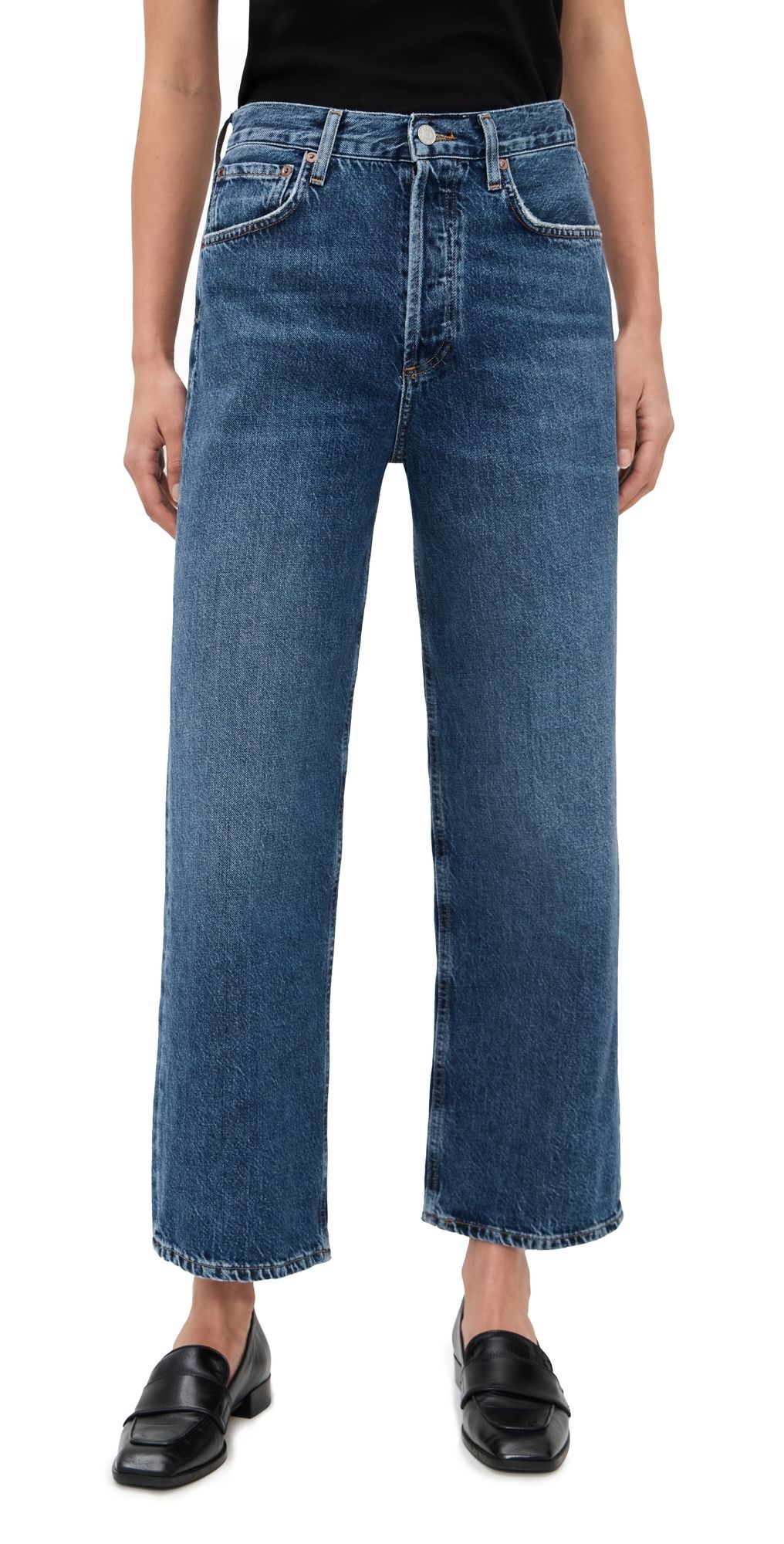 AGOLDE Ren: High Rise Wide Leg Jeans Control 24