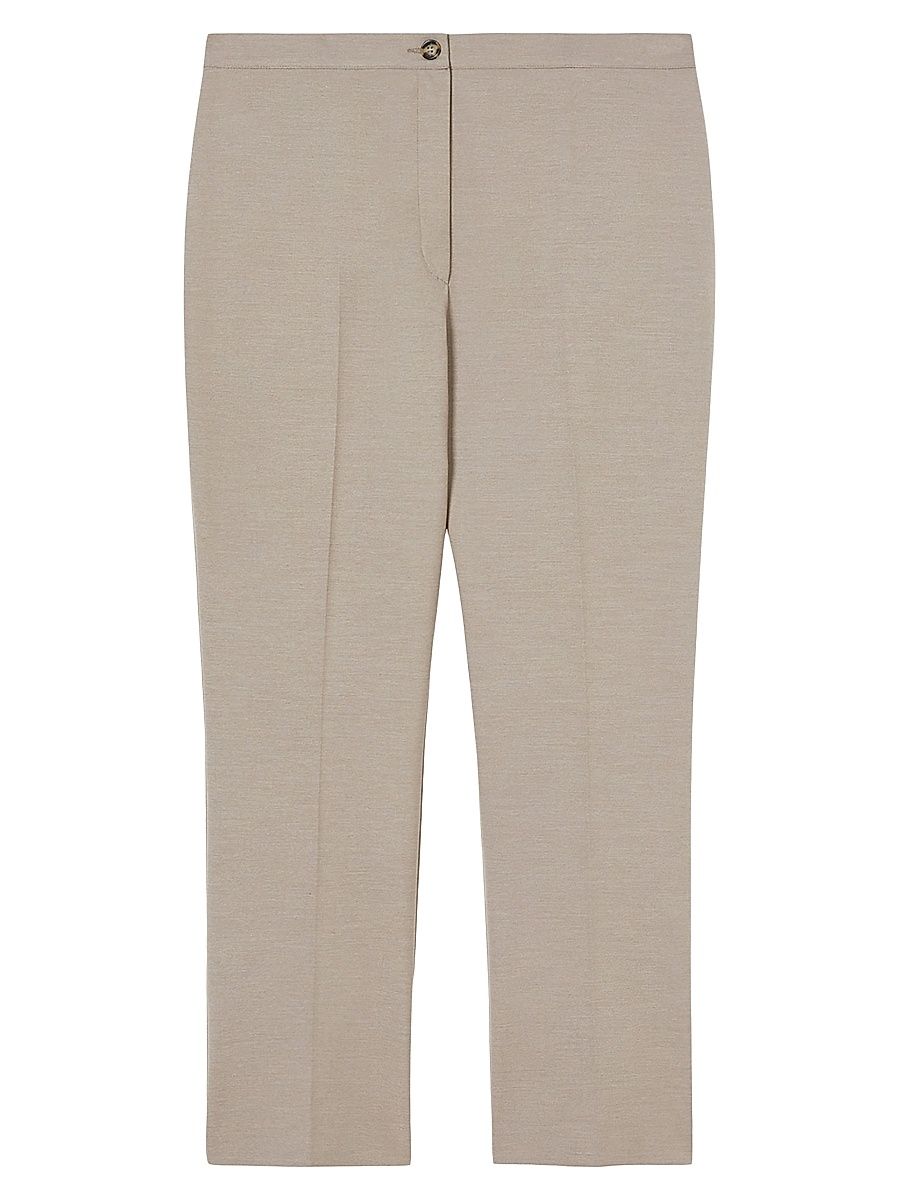 Women's Viscose Twill Trousers - Turtledove Melange - Size 16