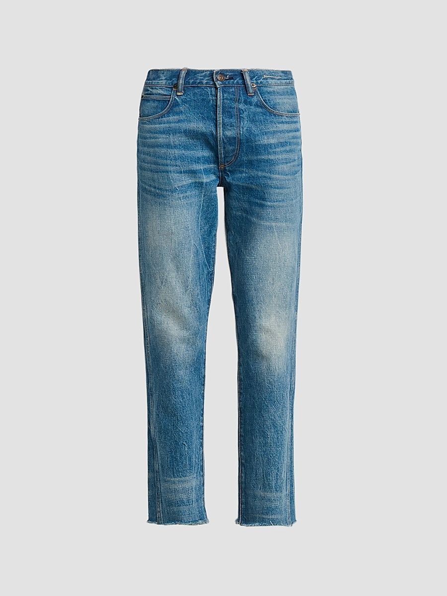 Women's Stonewashed Denim Melanie Straight-Leg Jeans - Denim - Size 29