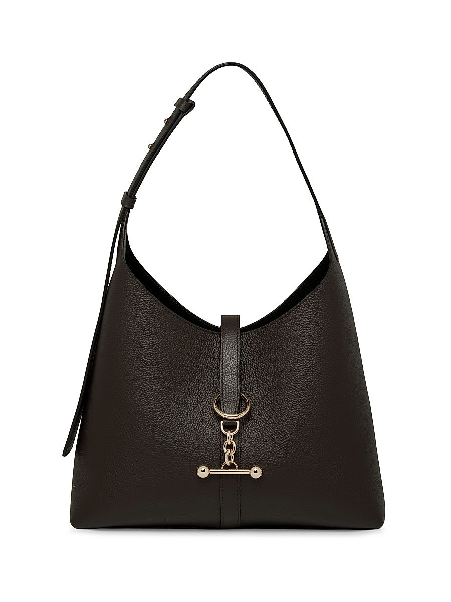 Women's Kite Leather Hobo Bag - Espresso