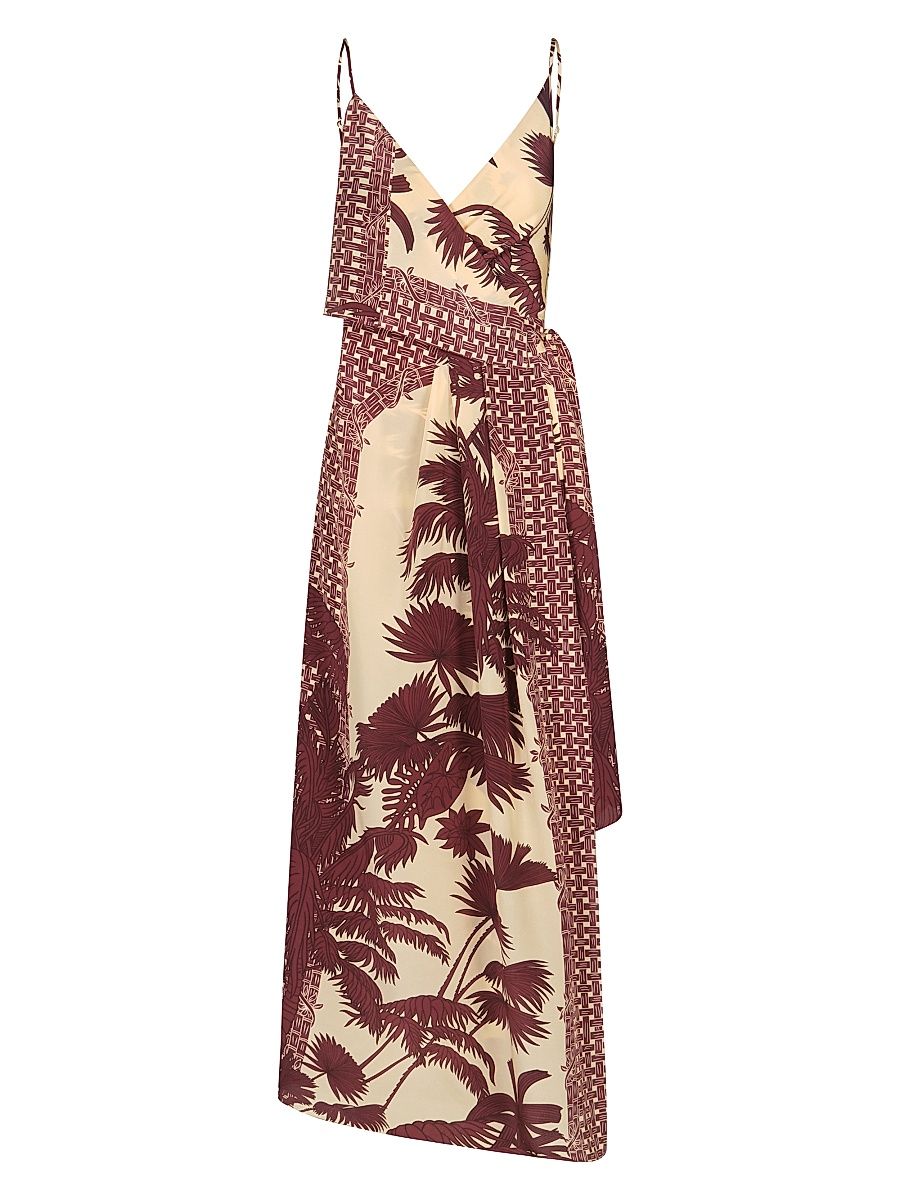 Women's Nouvel Arôme Maxi Dress - Ecru Wine - Size 10