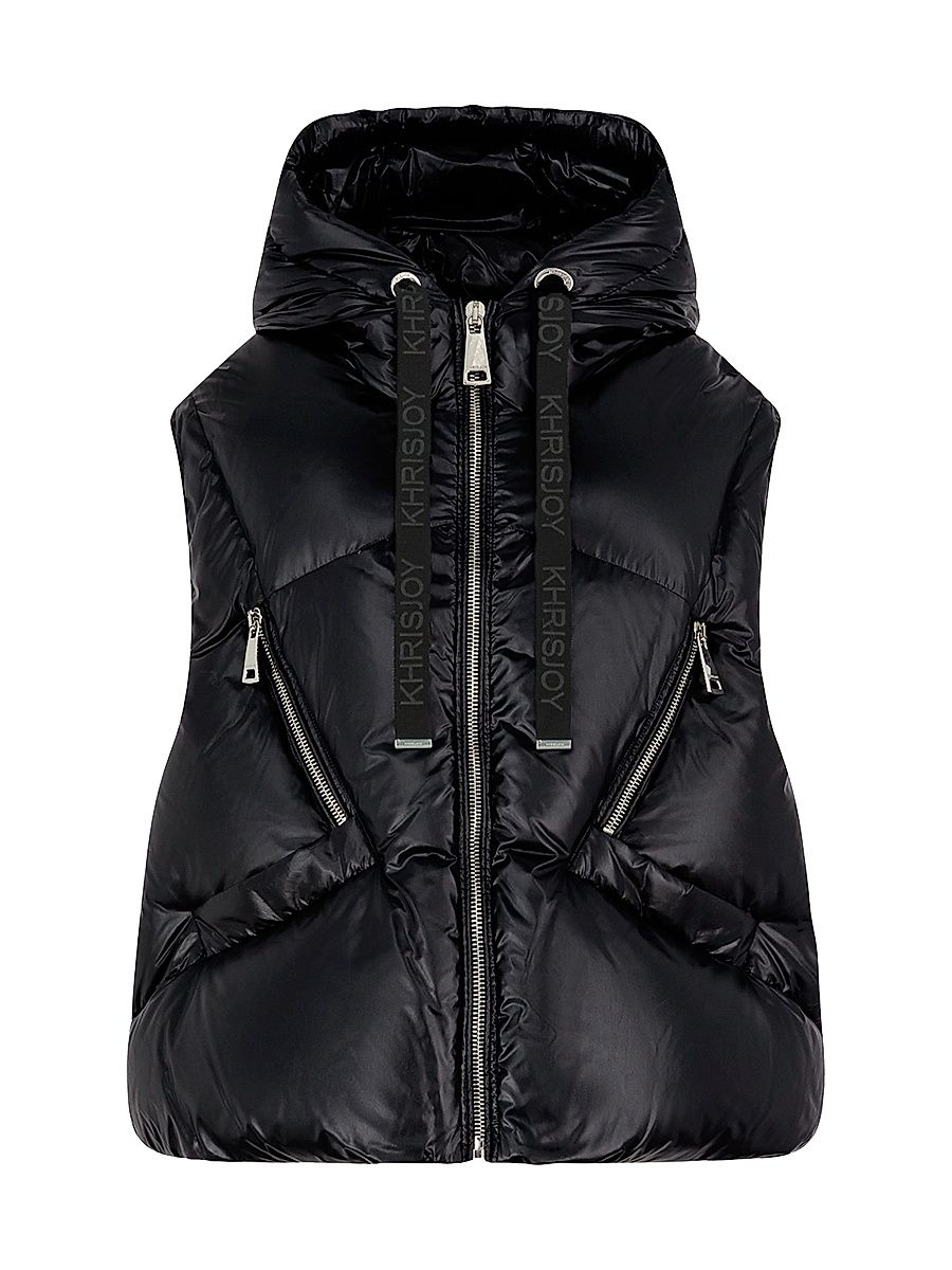 Women's Iconic Milano Down Vest - Black - Size 6