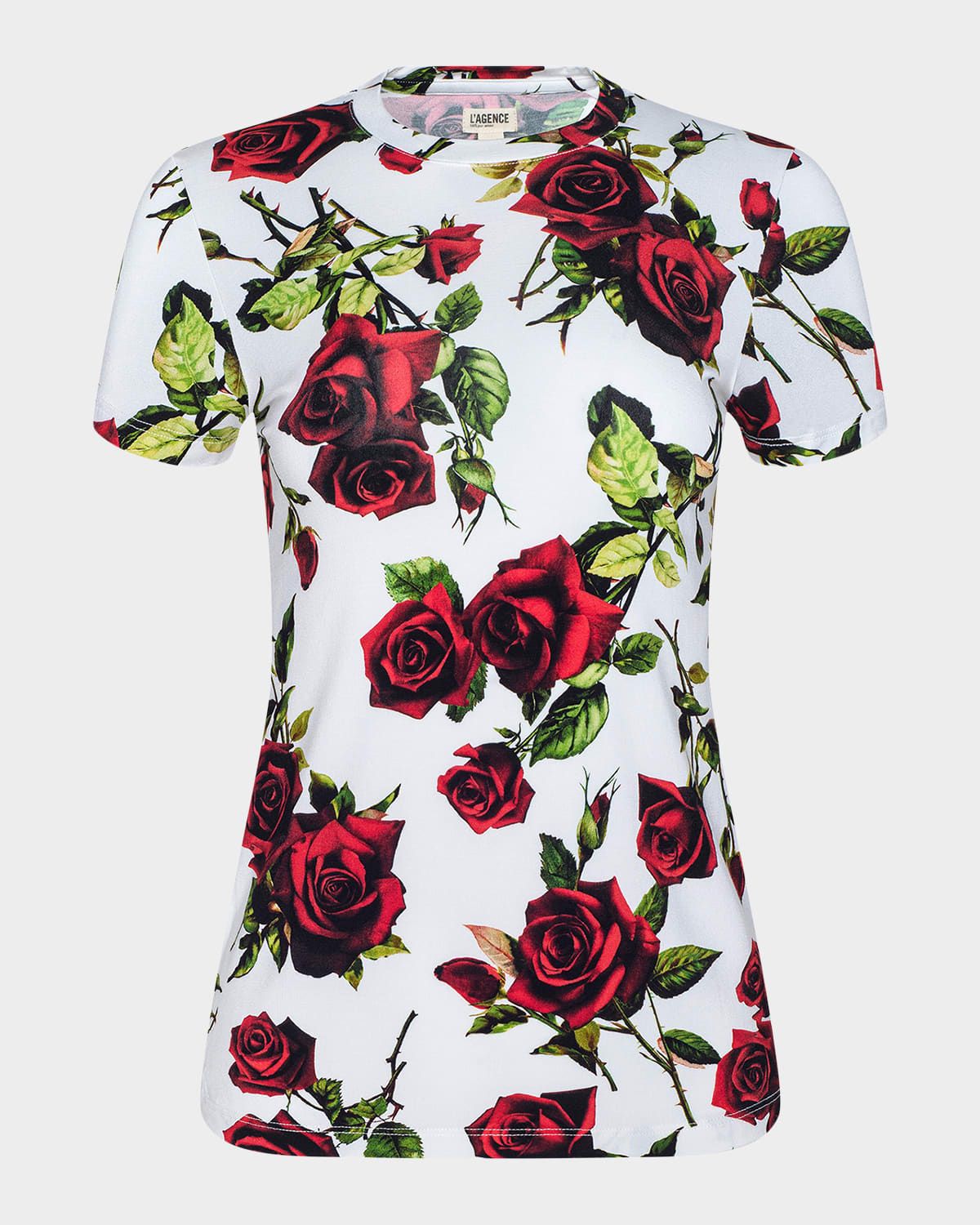 Ressi Short-Sleeve Rose Thorn Tee