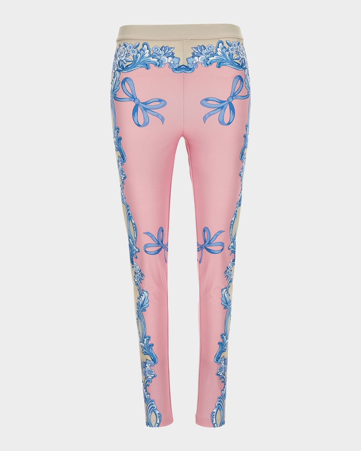 Cameo Medusa-Print Lycra Leggings