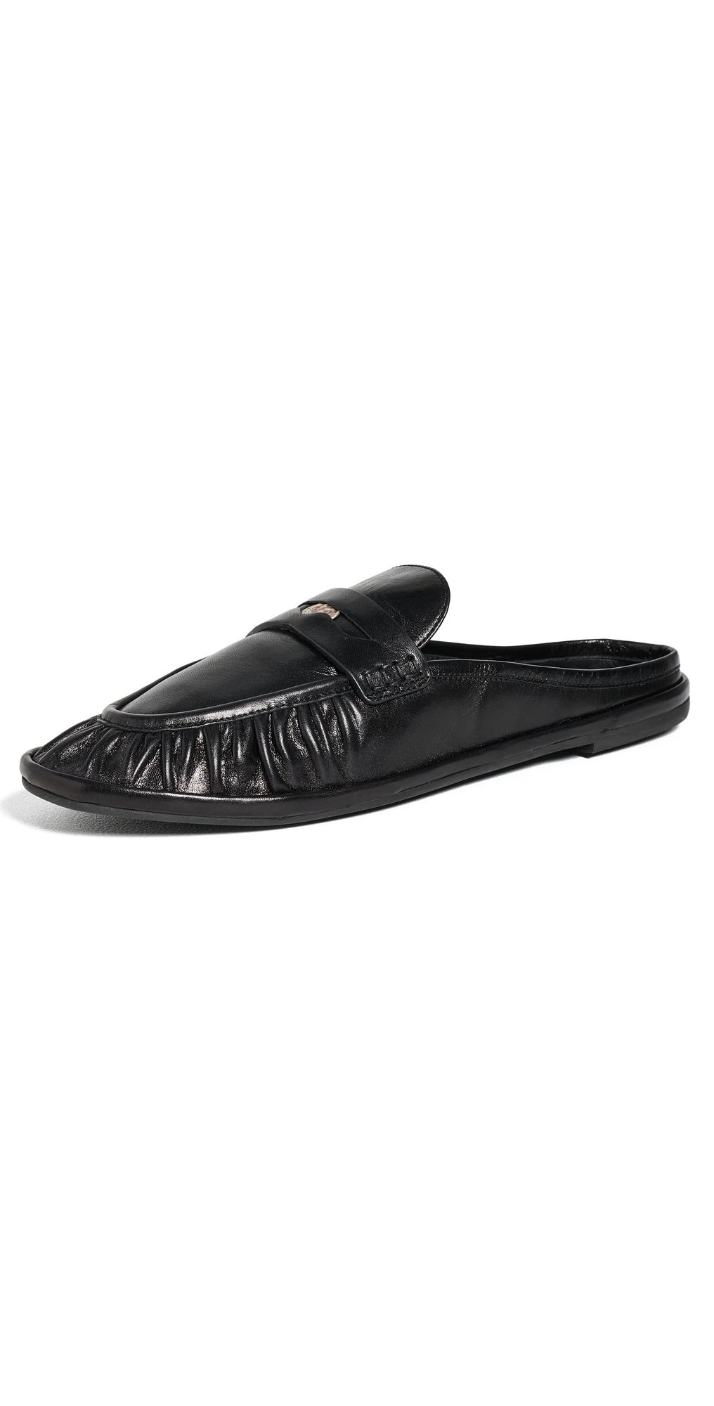 Emme Parsons Monceaux Mules Black Kidskin 39