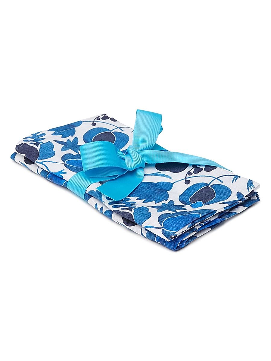 Large Napkin Set of 2 - Wildbird Small Blue