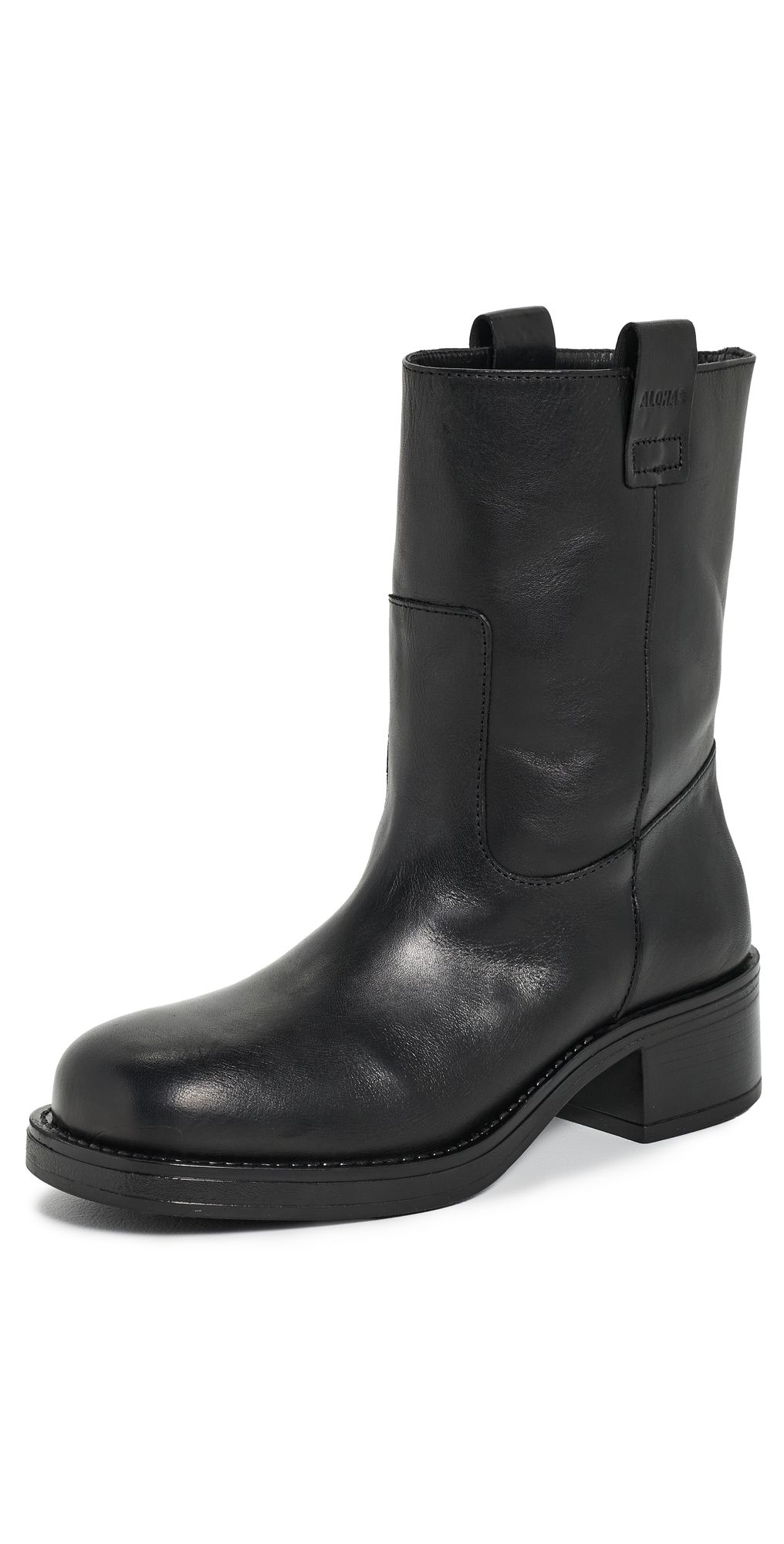 ALOHAS Rajan Leather Boots Brushed Black 40