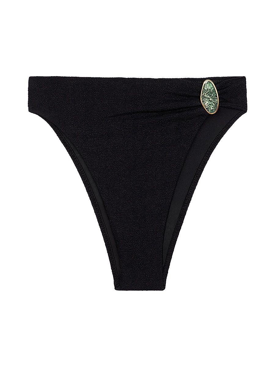 Women's Petra Gigi Hot Pants Bikini Bottom - Black - Size XL