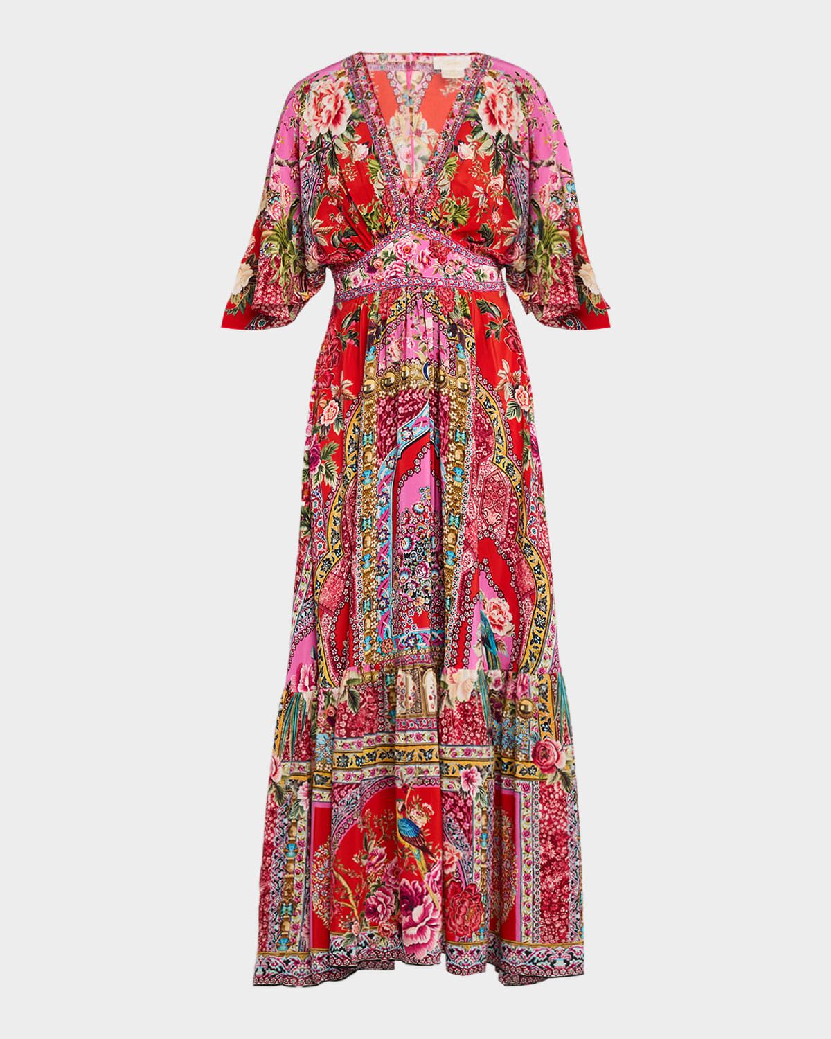 Heirloom Empire Waisted Dress with Hem Ruffle