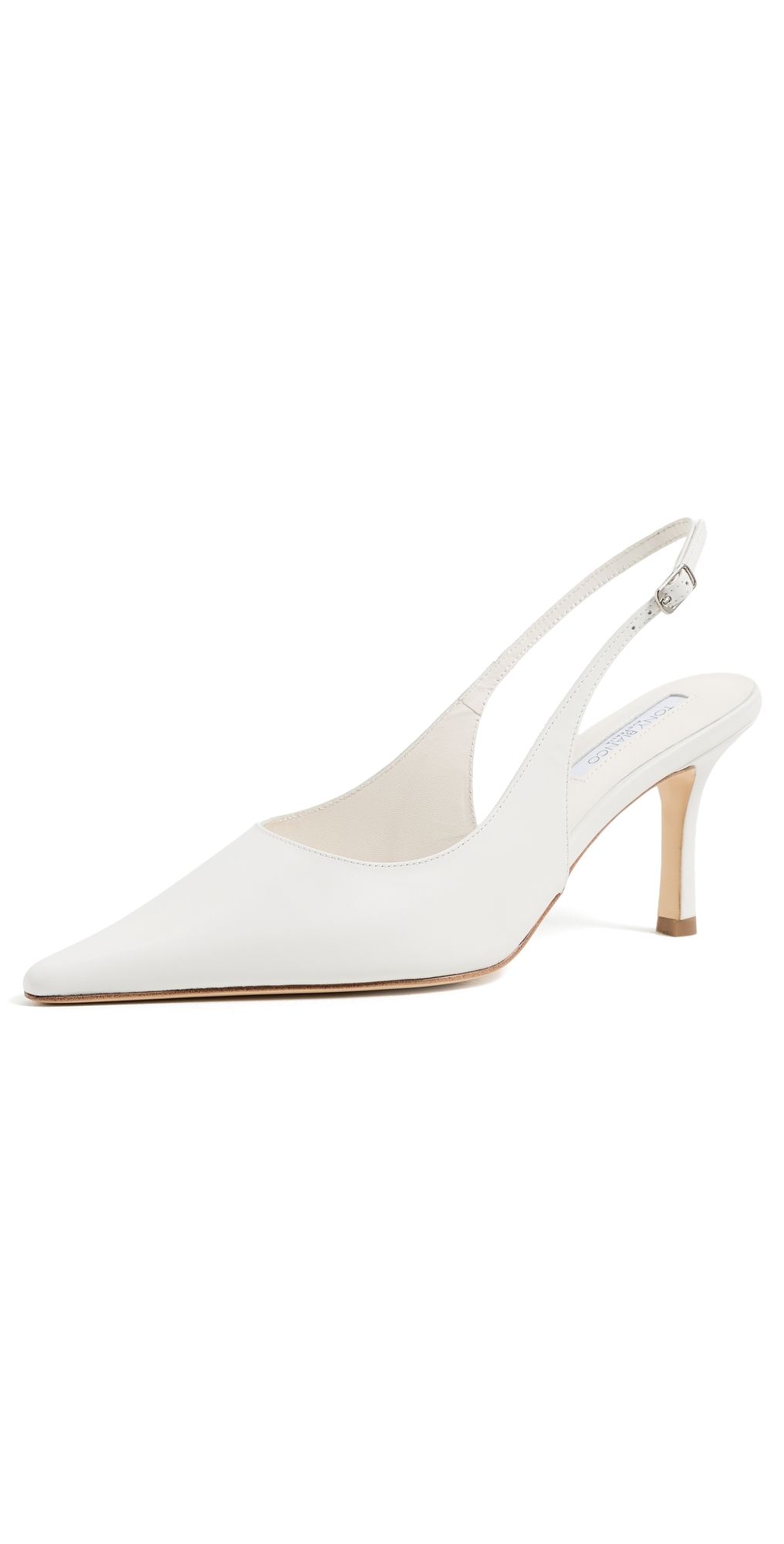 Tony Bianco Samar Slingback Pumps Milk Capretto 8.5