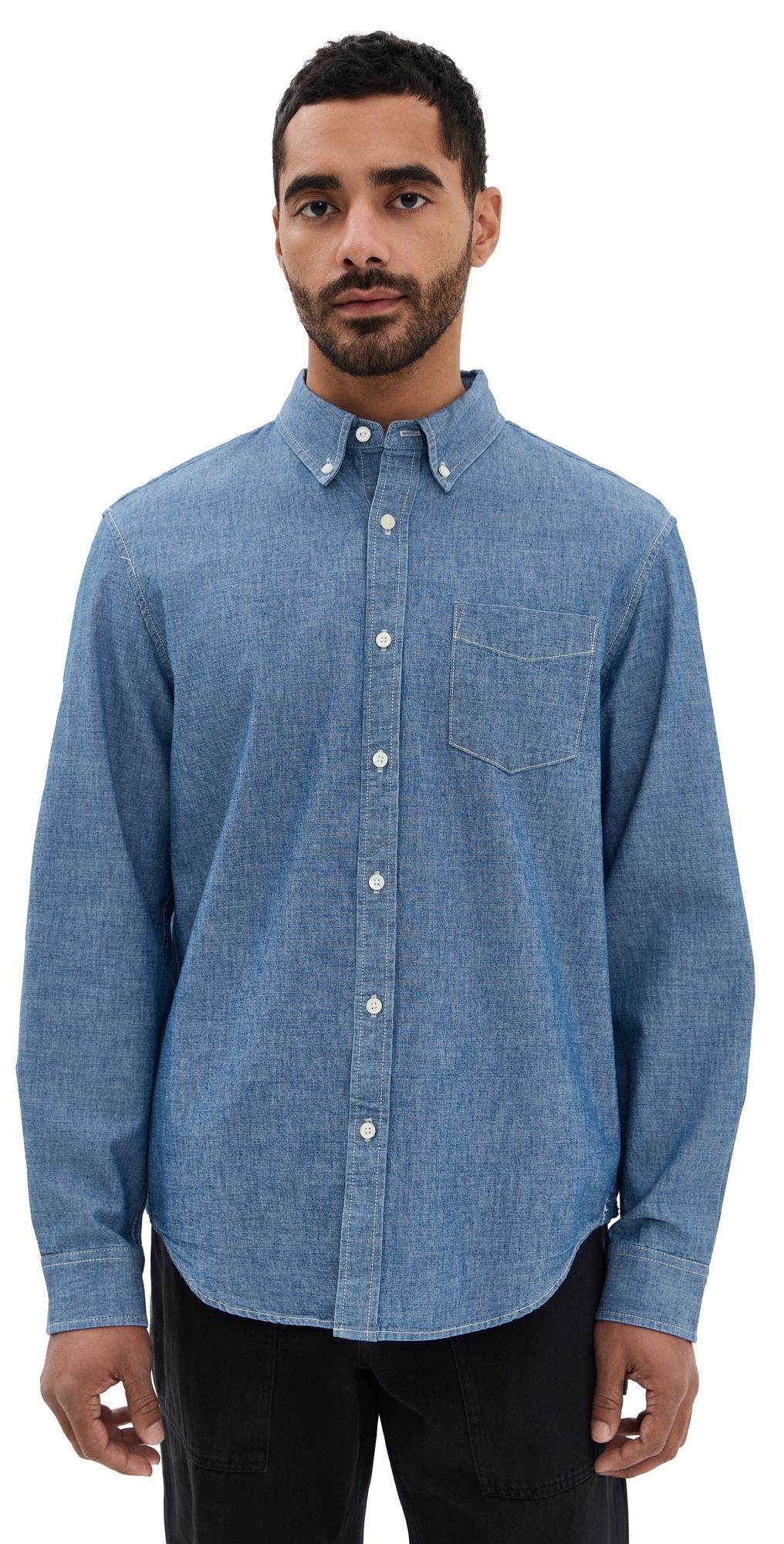 Alex Mill Mill Shirt In Washed Chambray Chambray Rinse Wash M