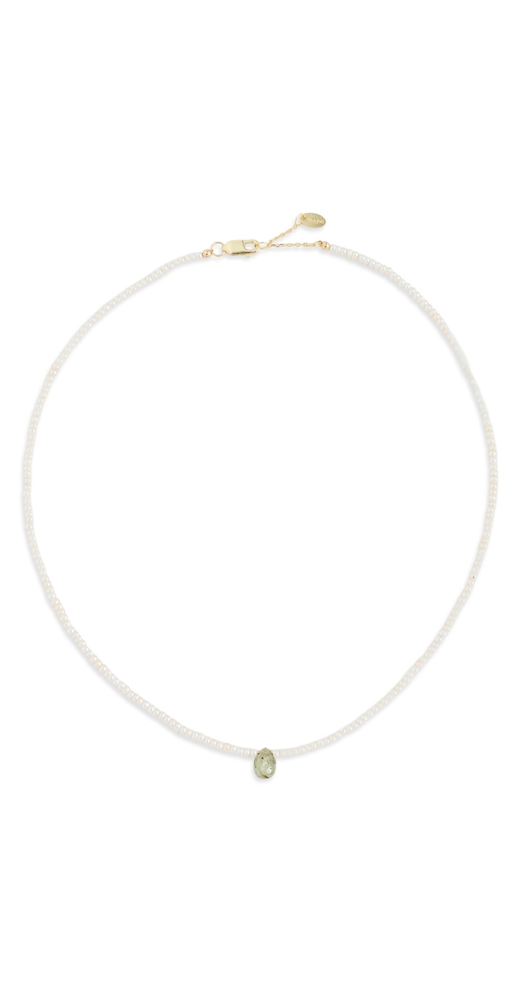 SHASHI Briolette Necklace Pearl One Size