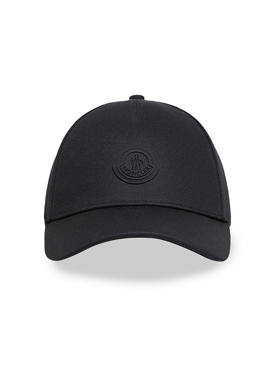 Women's Baseball Hat in Cotton Gabardine - Black