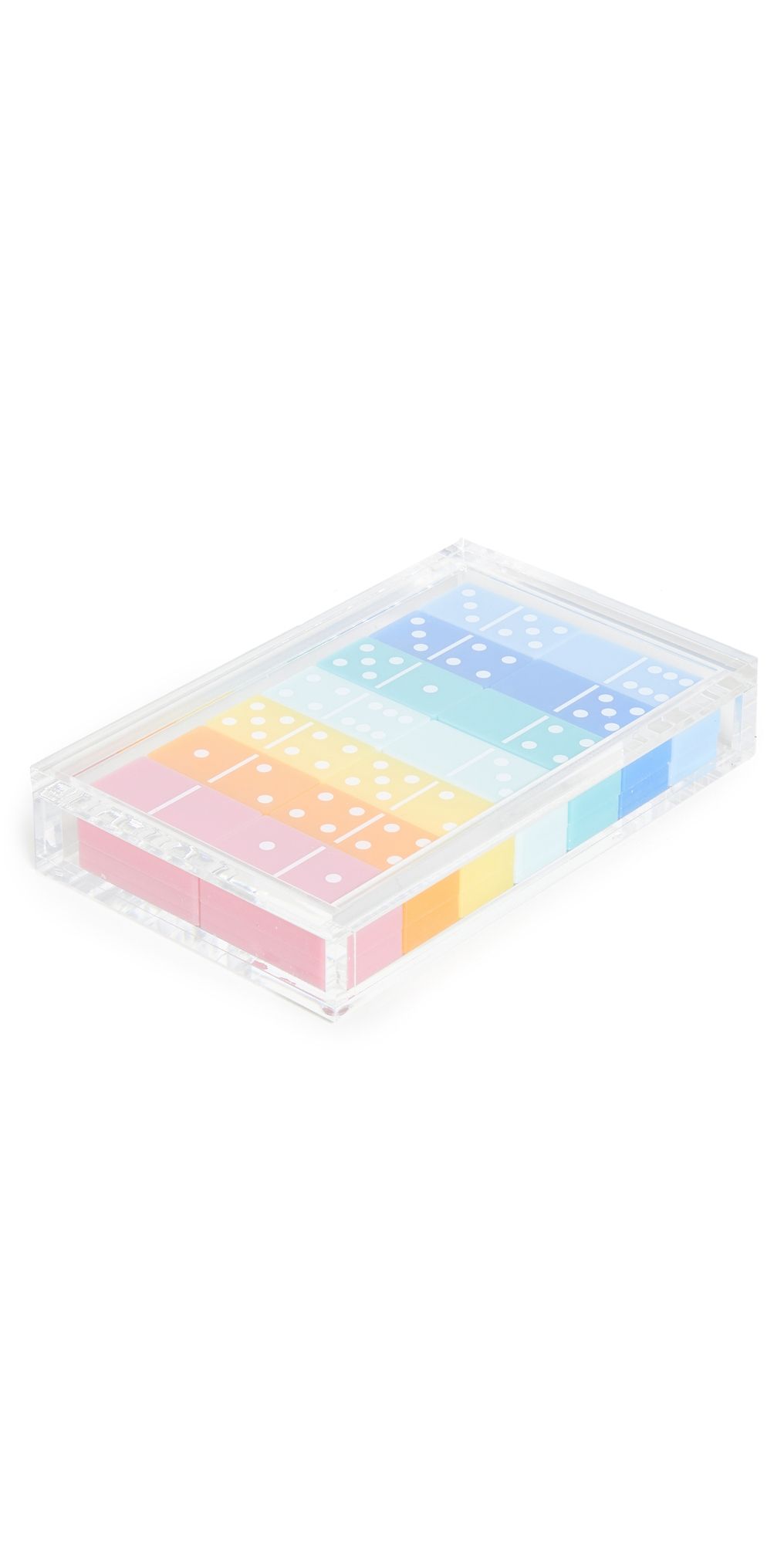 Tizo Design Tizo Lucite Multi Color Domino Set Multi One Size