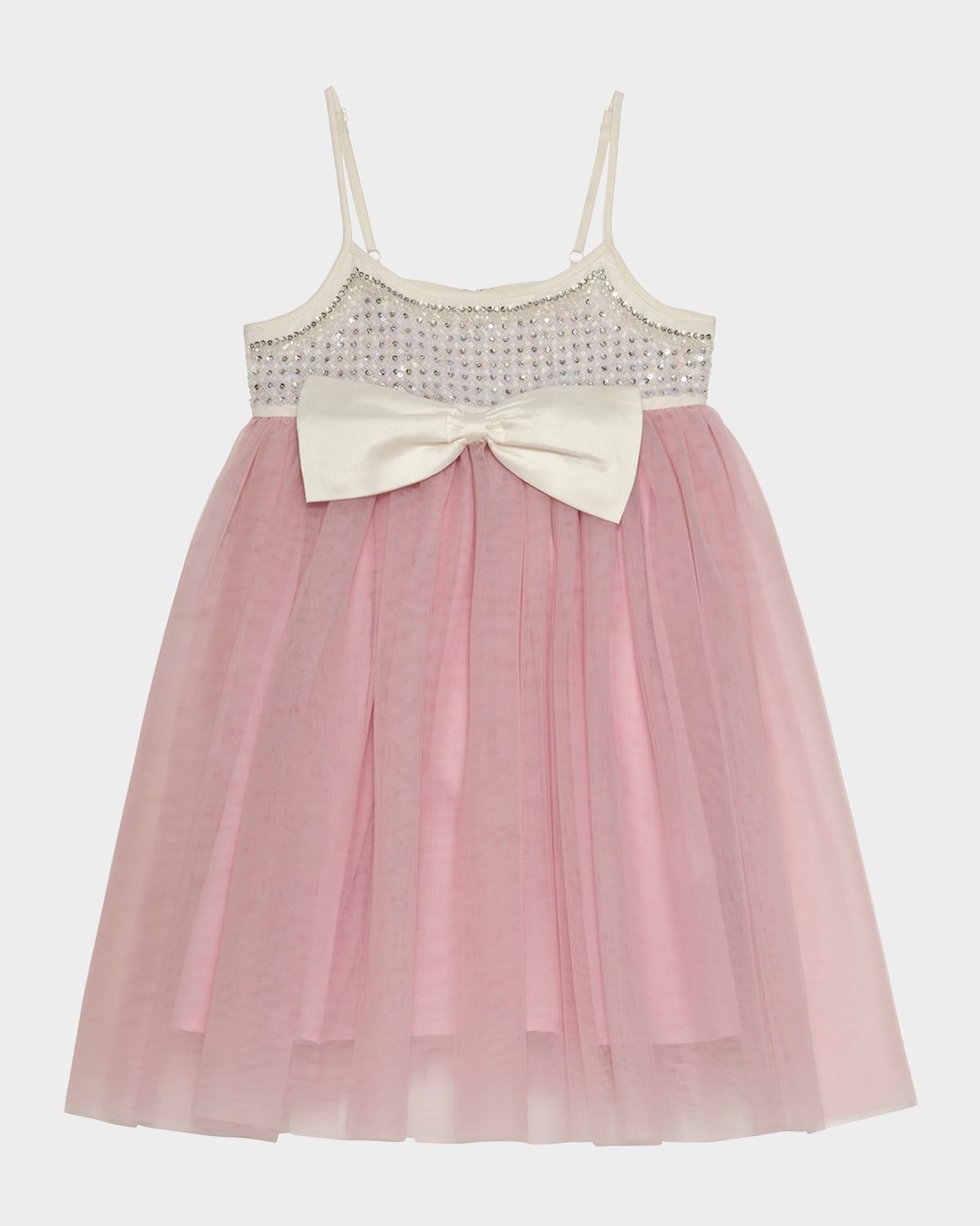 Girl & apos;s Jolie Embellished Bow Tutu Dress, Size 3T-11