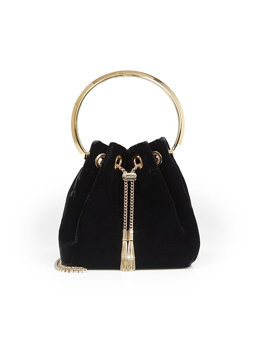 Women's Bon Bon Velvet Mini Bag - Black
