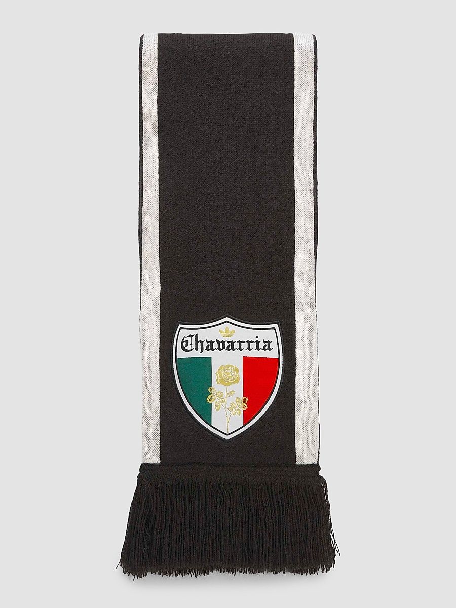 Men's adidas X Willy Chavarria Soccer Scarf - Black Scarlet Green