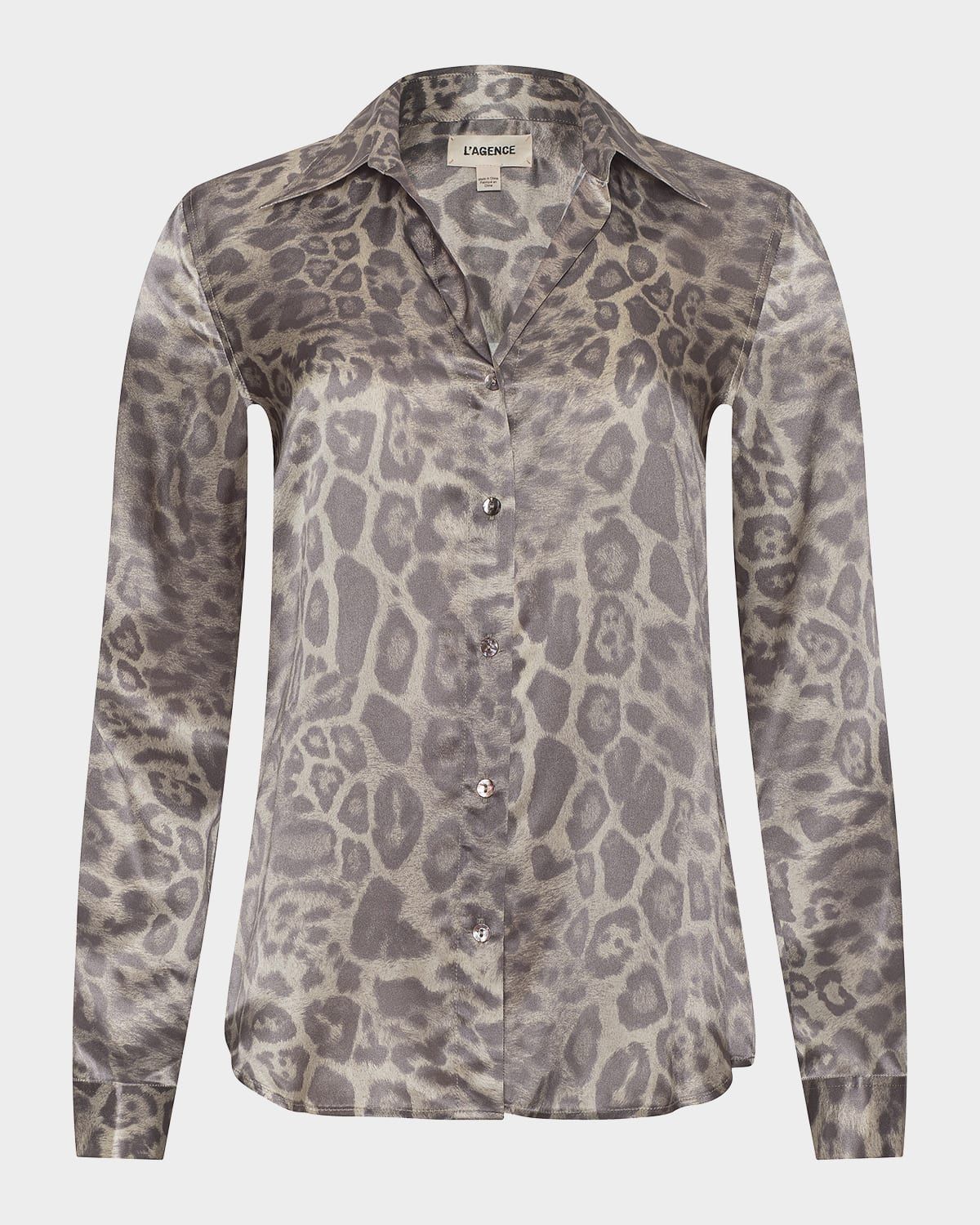 Leopard Tyler Silk Blouse