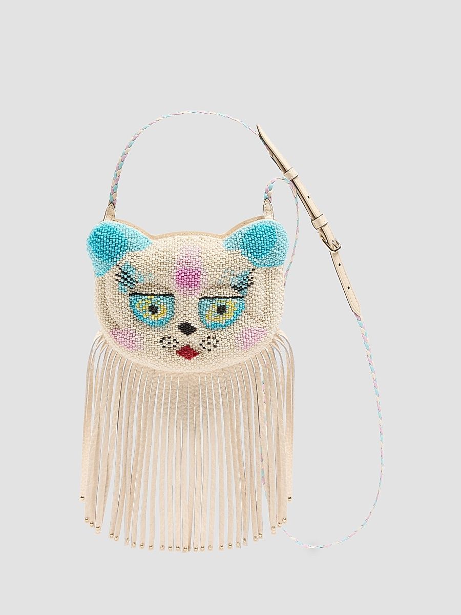 Women's Le Chat De La Maison Shoulder Bag - Butter
