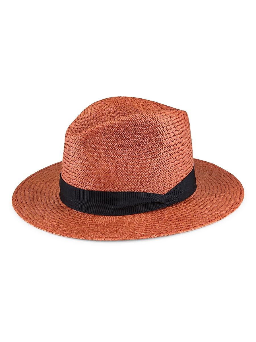 Women's Panama Straw Hat - Caramel - Size Small