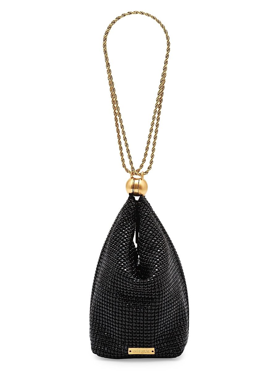 Women's Rue Rhinestone-Embellished Wristlet - Black