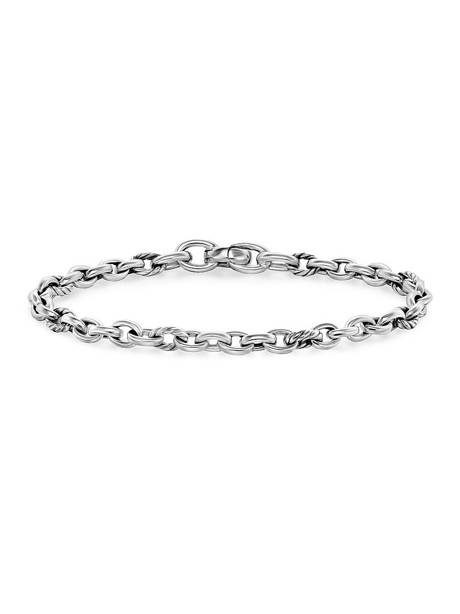 Women's DY Mercer Petite Chain Bracelet in Sterling Silver, 4.5MM - Silver - Size Medium