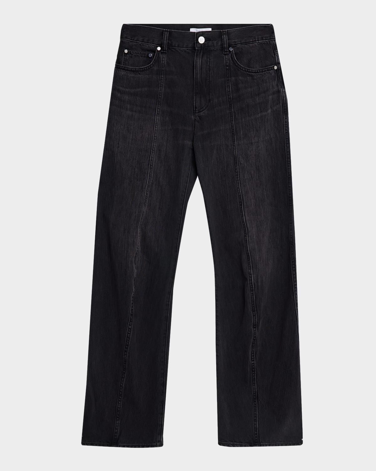 Men & apos;s Center-Seam Straight Leg Jeans