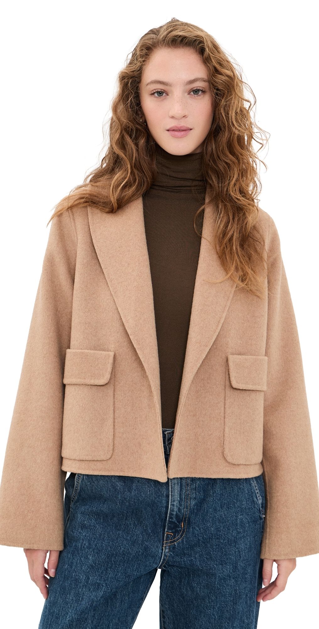 Splendid Splendid x Cella Jane Crop Icon Coat Praline XS