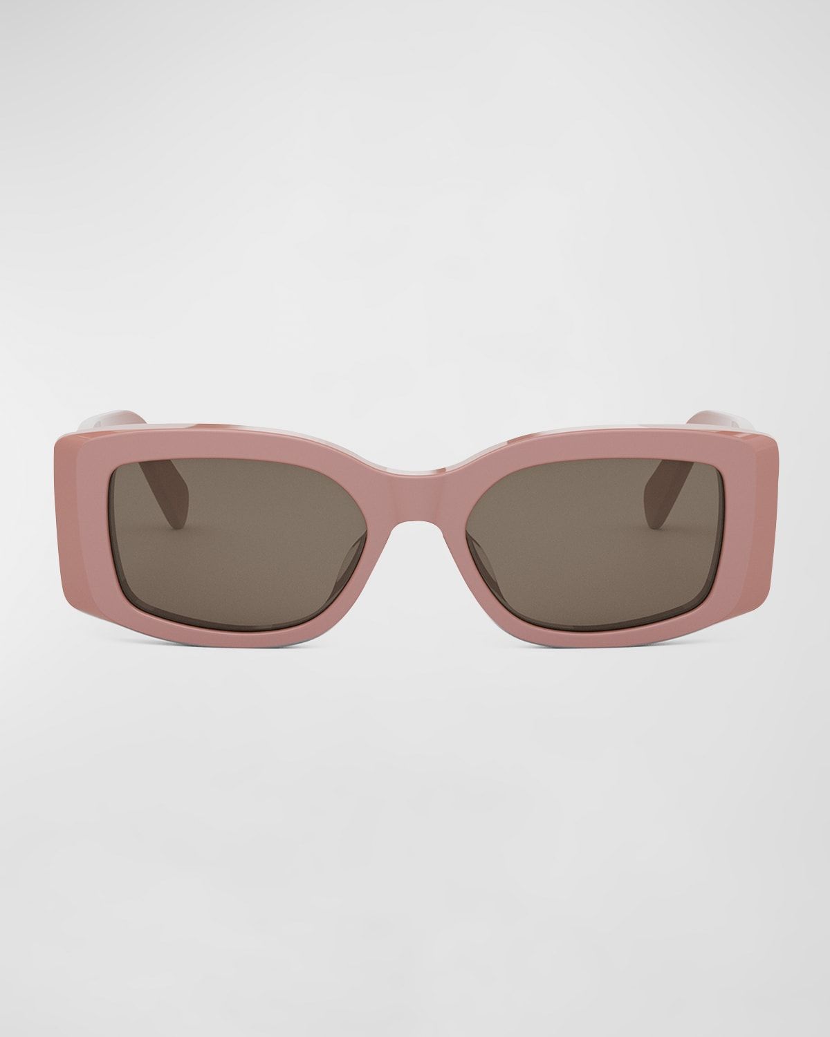 Triomphe Acetate Rectangle Sunglasses