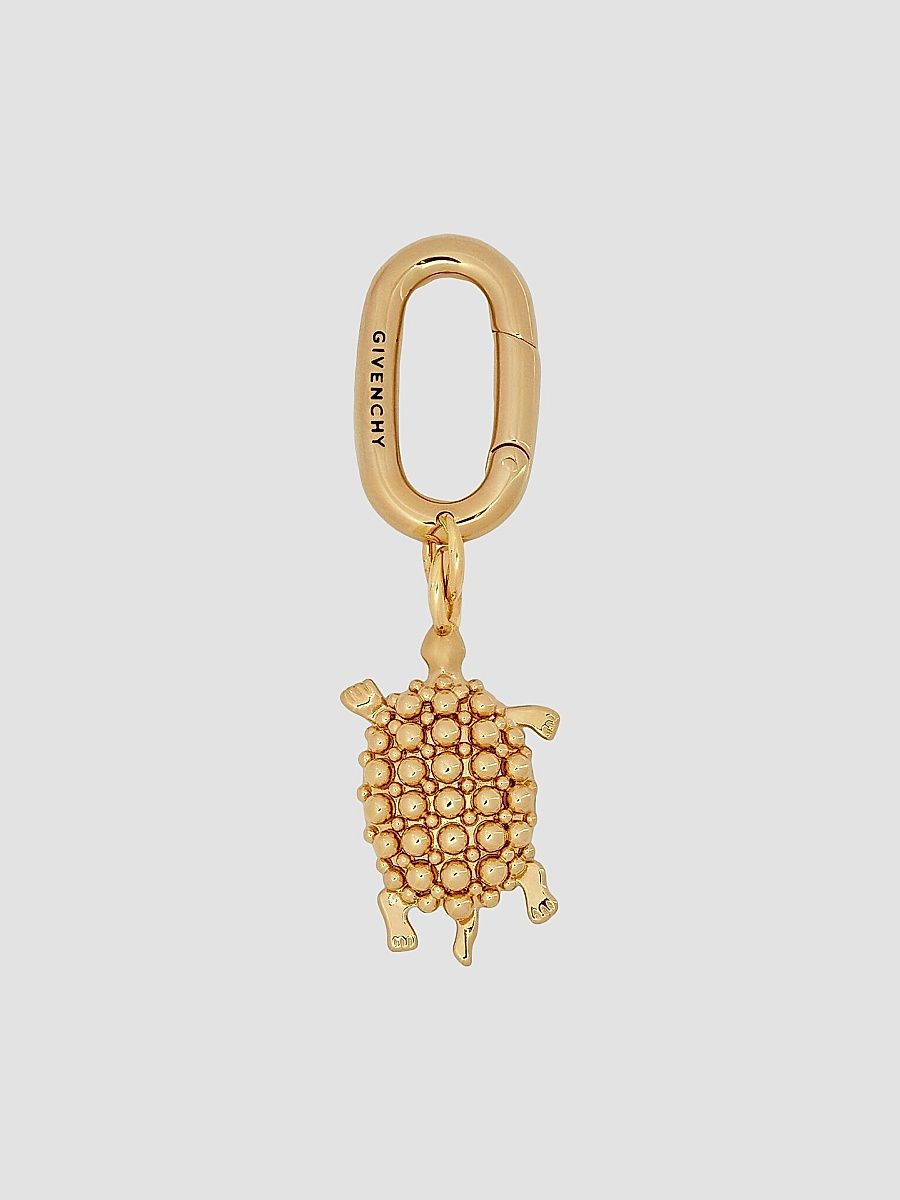 Givenchy Women's Lucky Turtle Bag Charm in Metal - Golden