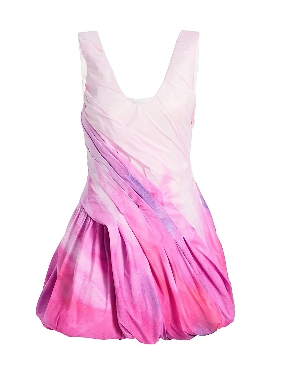 Women's Gerrans Dip-Dye Minidress - Lavender Sunset - Size 12