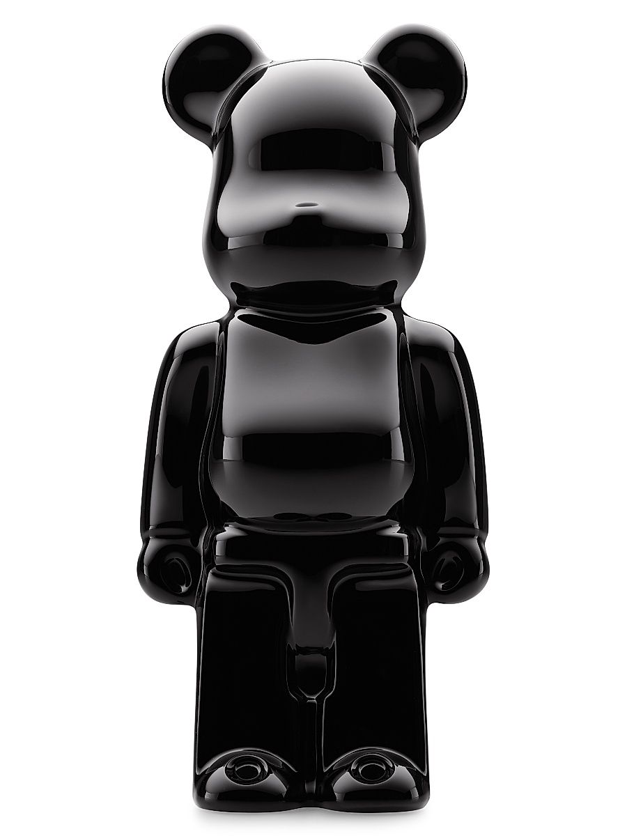 Be@rbrick Black Bear Sculpture - Black