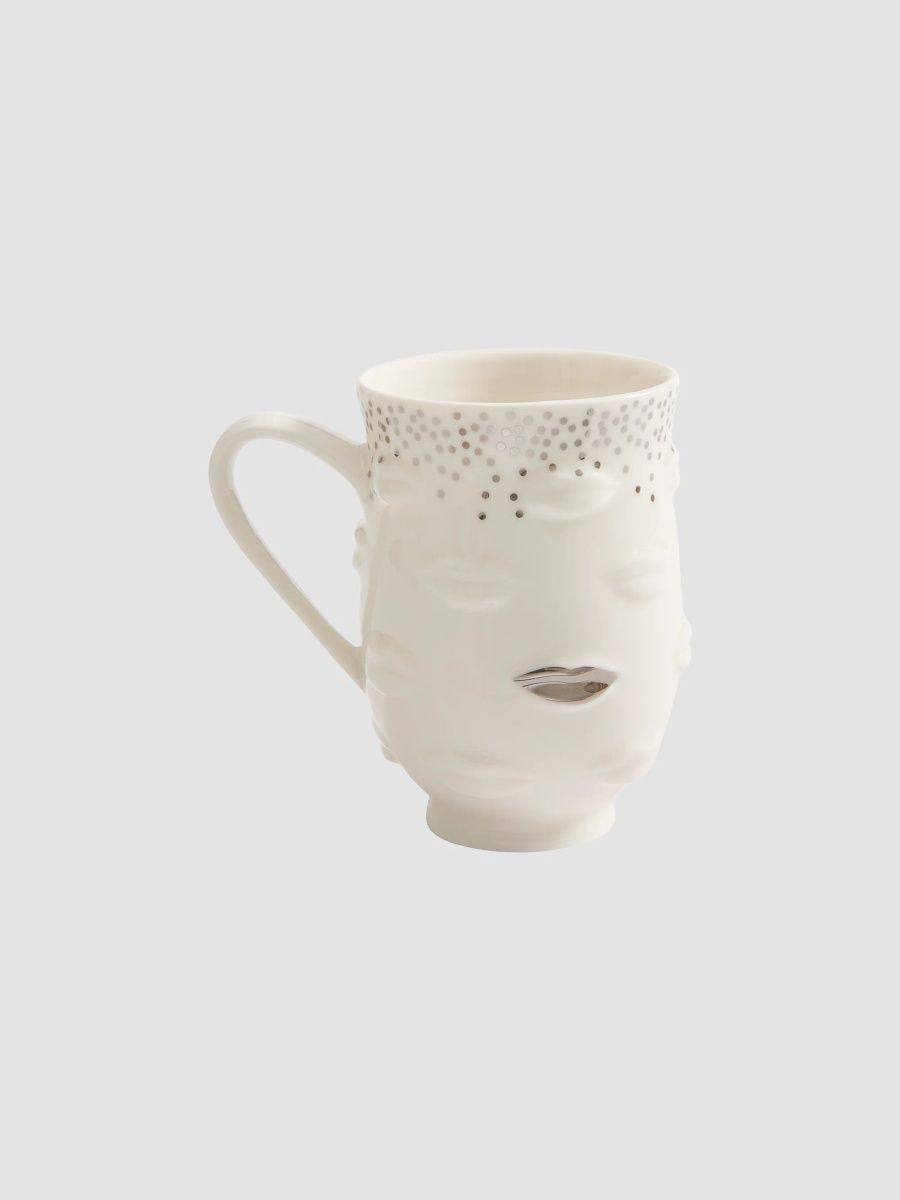 Jonathan Adler Sparkling Muse Gala Mug - White