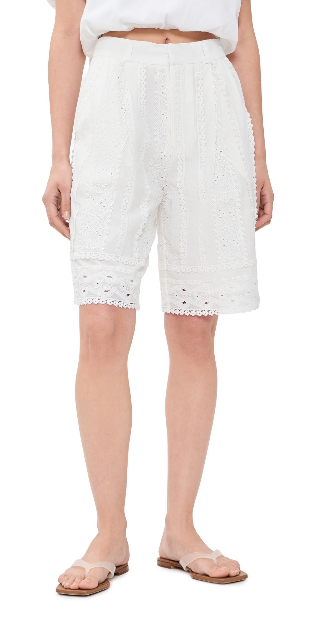 MAUDE CLUB Alexis Shorts White L
