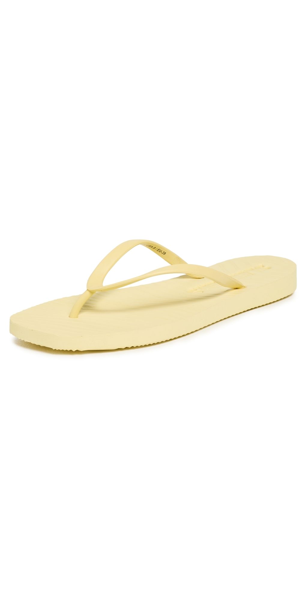 SLEEPERS Tapered Flip Flops Mellow Yellow 38
