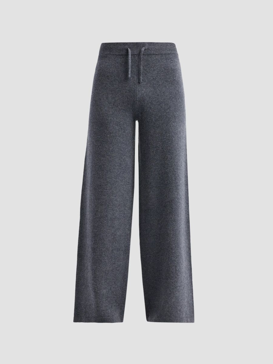 Yves Salomon Women's Knit Wide-Leg Pants - Pyrenees - Size XS