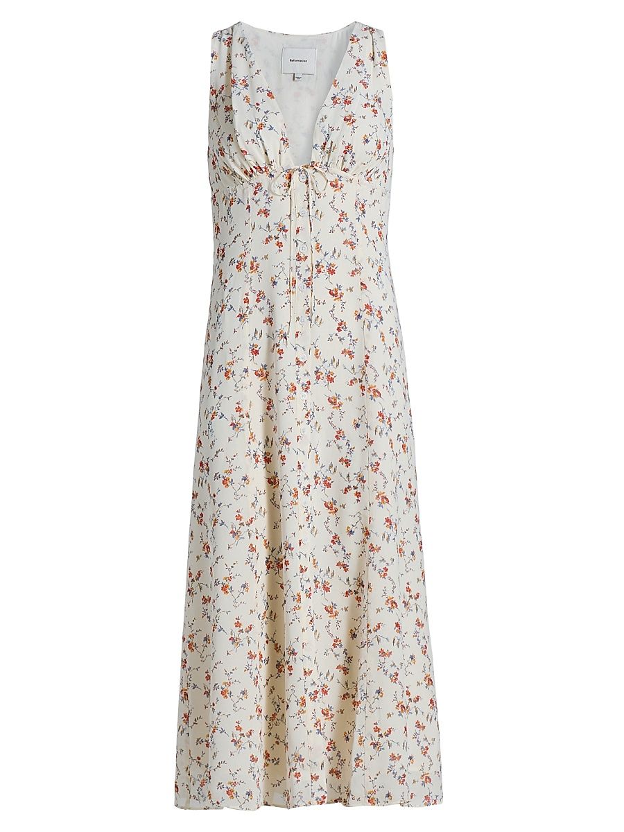 Women's Ceara Floral Midi-Dress - Gabrielle - Size 12