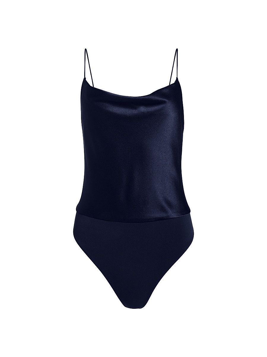 Women's Harmon Bodysuit - Navy - Size Large