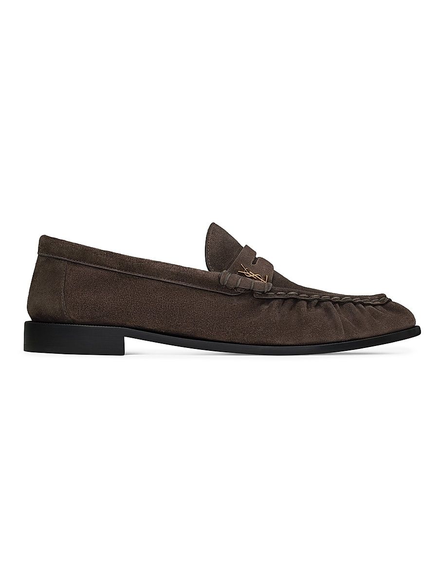 Men's Le Loafers Supple in Suede - Dark Chocolate - Size 6