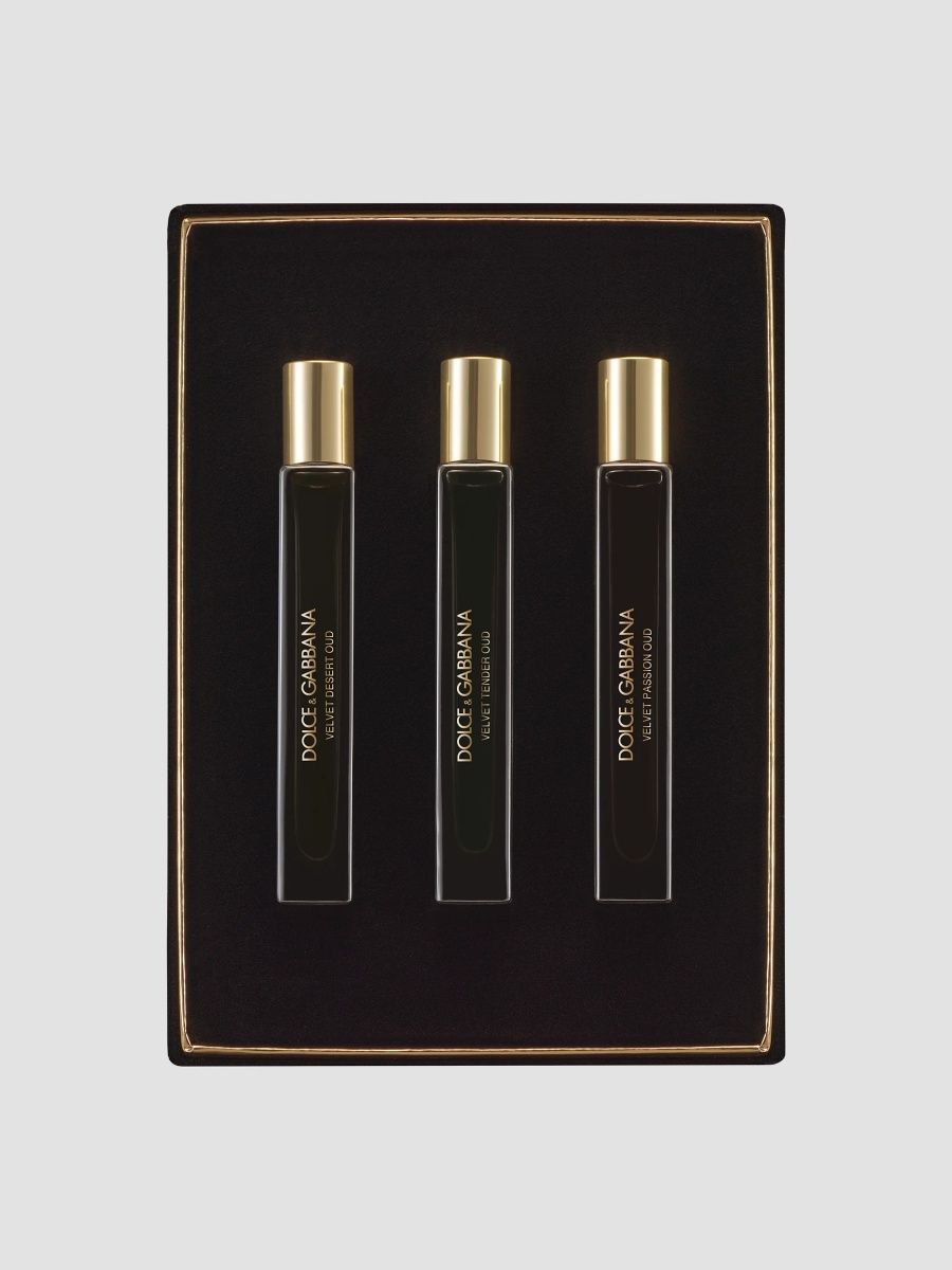 Dolce & Gabbana Velvet Collection Oud 3-Piece Travel Set