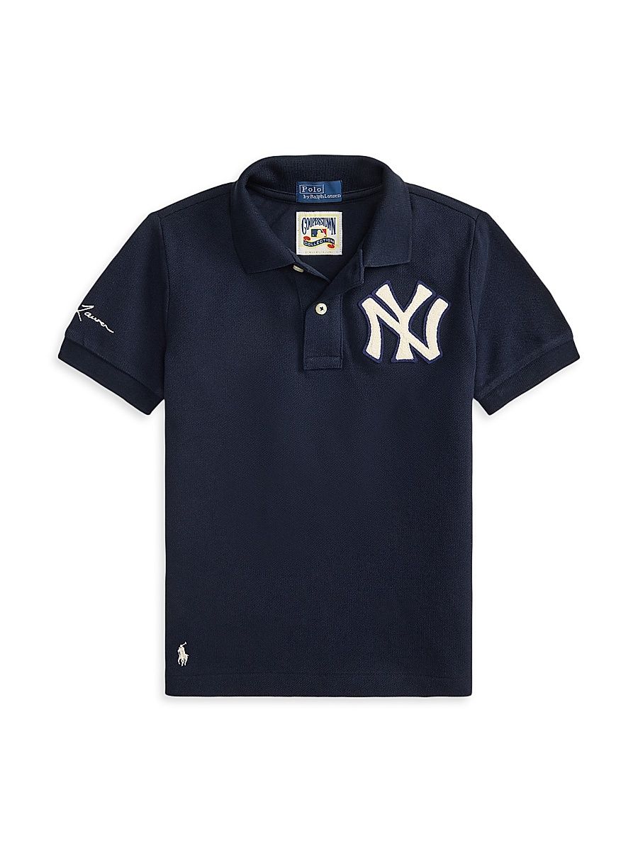 Little Boy's & Boy's Ralph Lauren x MLB Polo Shirt - Aviator Navy - Size 6