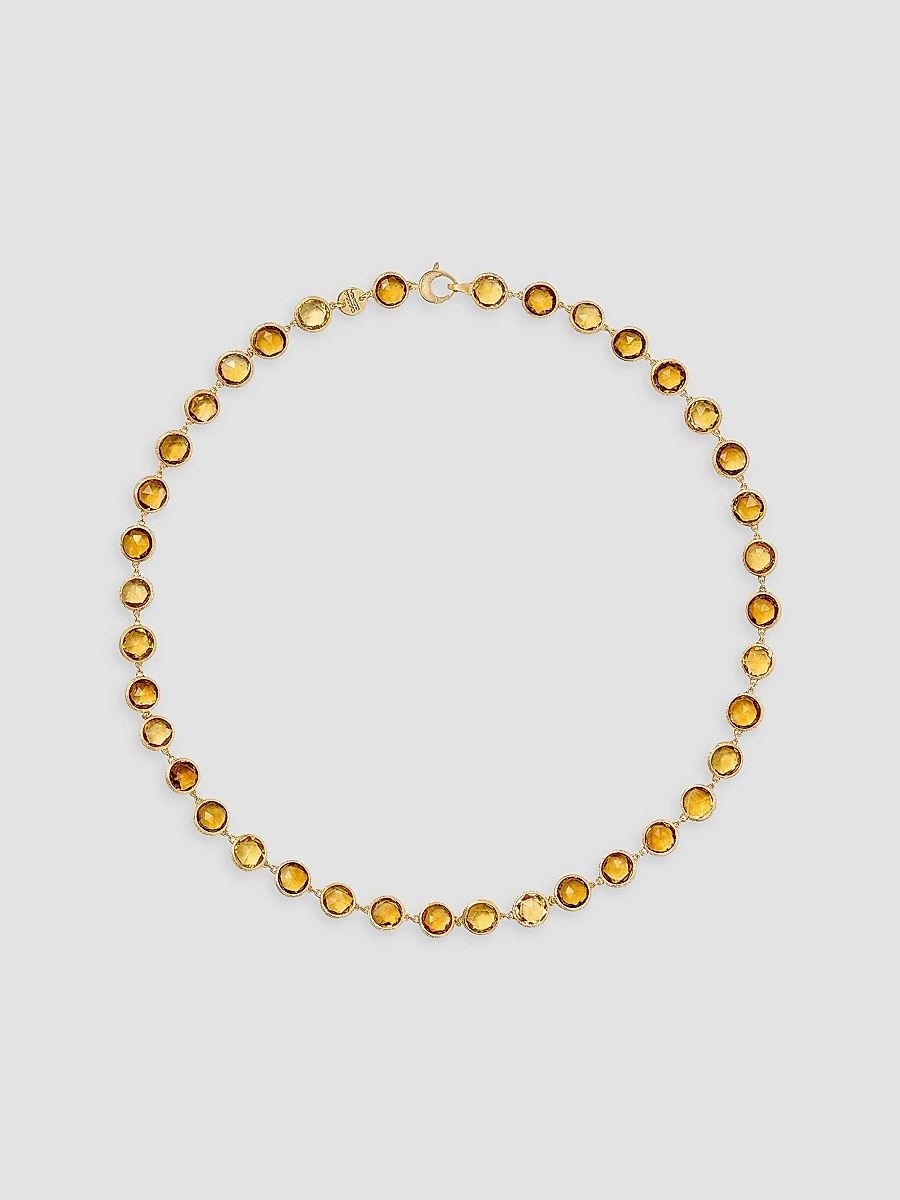 Marco Bicego Women's Jaipur Color 18K Yellow Gold & Citrine Necklace - Yellow Gold